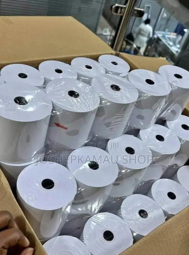 50pcs Thermal Paper Rolls White Rolls Receipt Printing - main view
