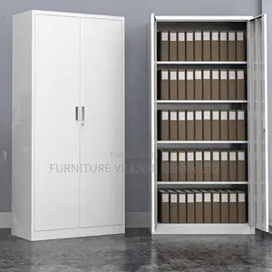 Office Cabinet: Water-Resistant Dual-Door Storage Cabinet