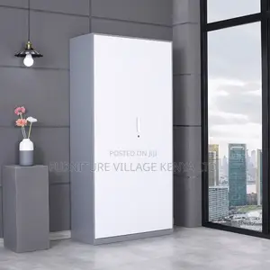 Office Cabinet: Water-Resistant Dual-Door Storage Cabinet