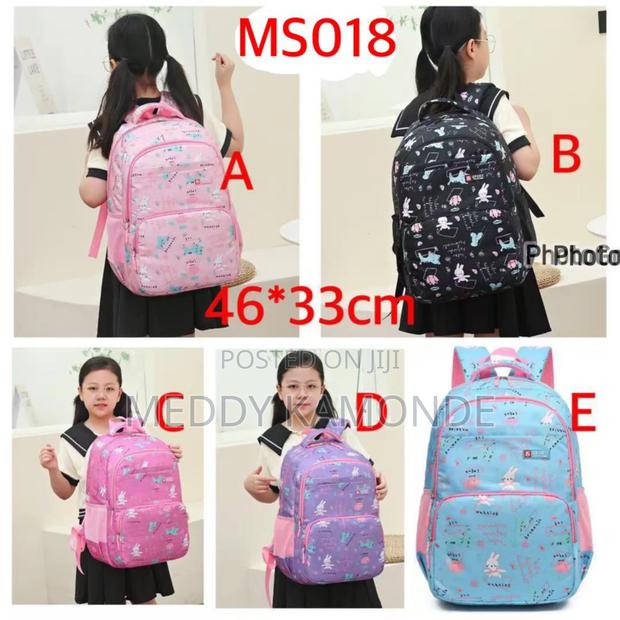 Kids Blue Pink School Bag