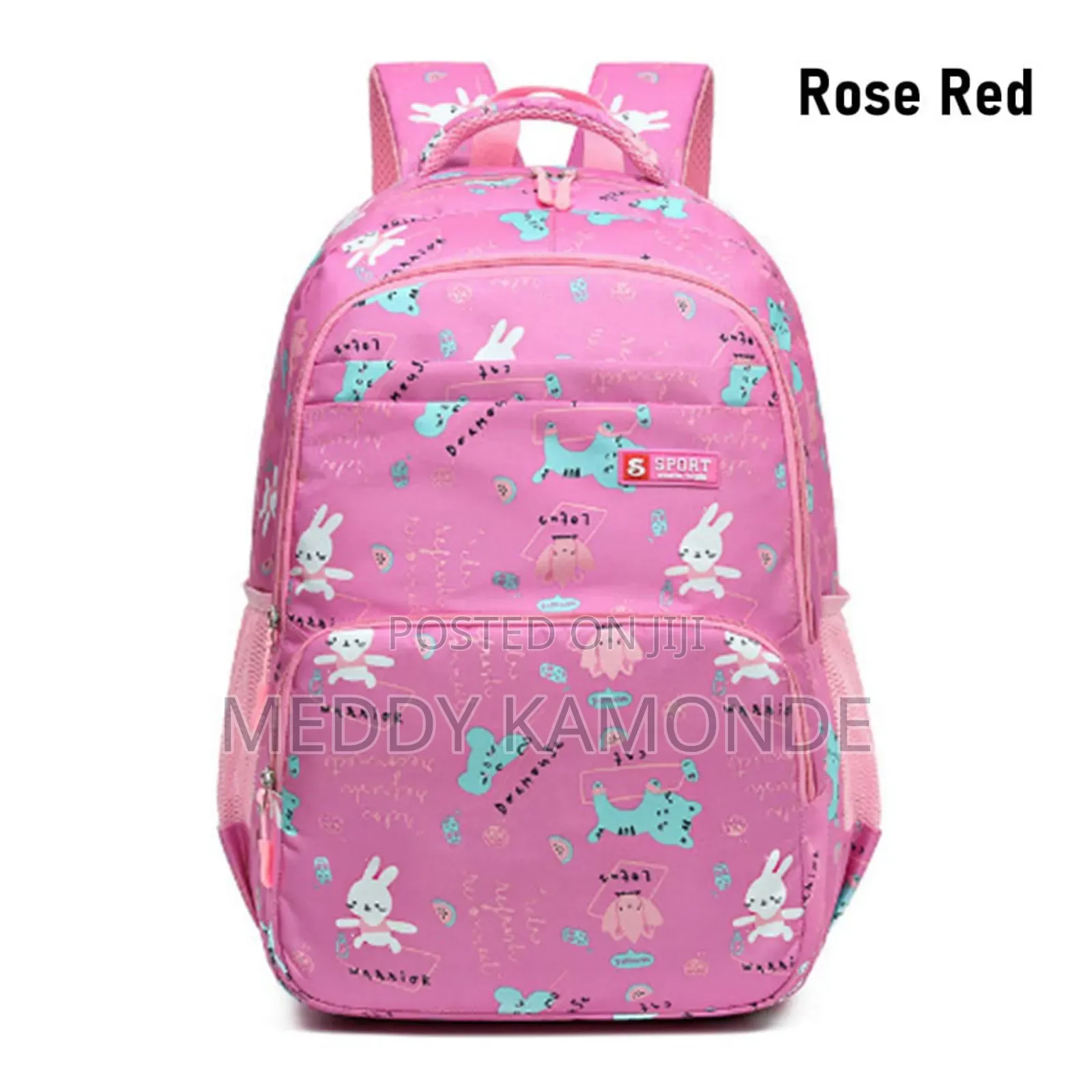 Kids Blue Pink School Bag
