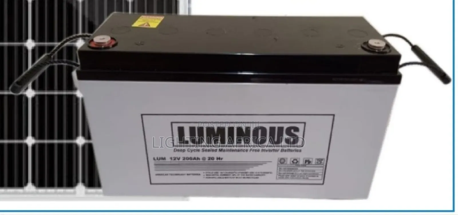 550w Jinko Home Solar Kit + 200ah Luminous Battery