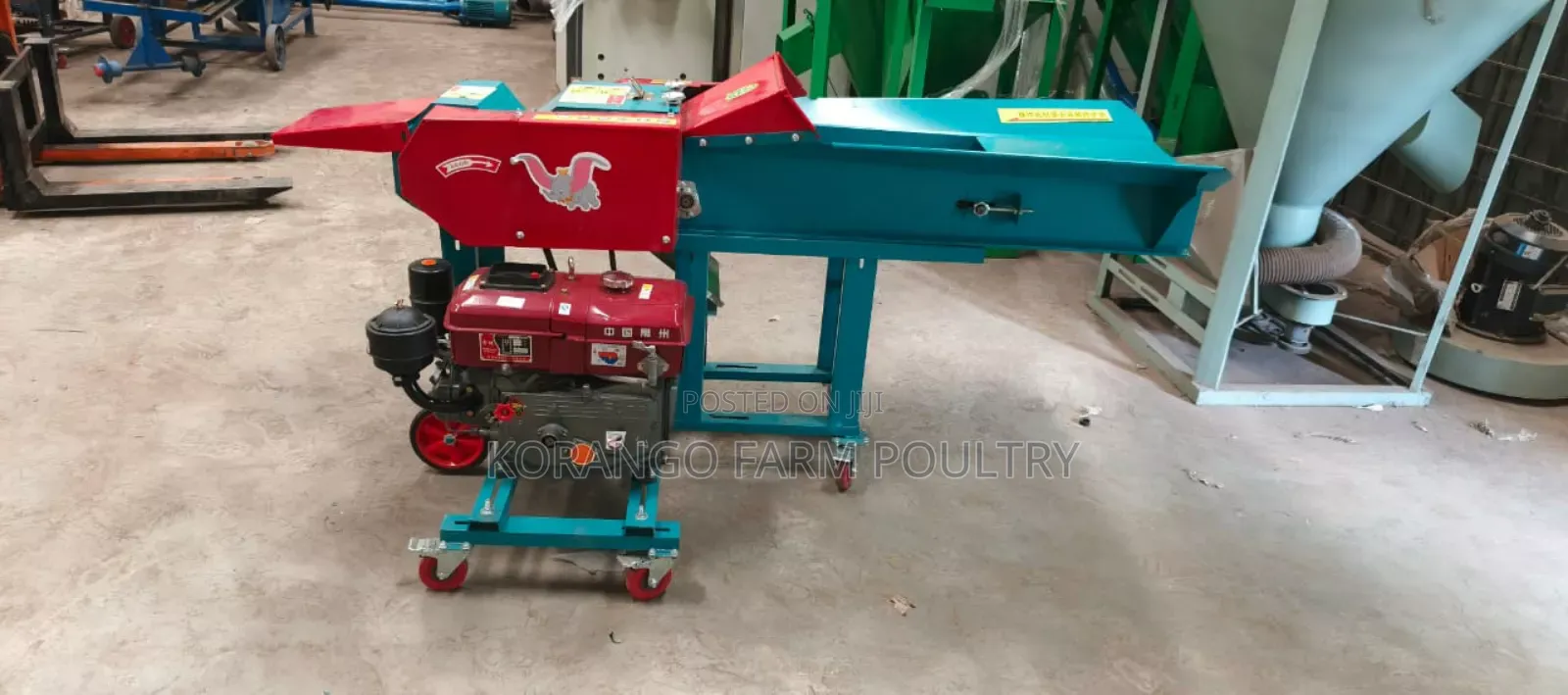 4ton/Hr Capacity High Speed Silage Chopper Motor Option