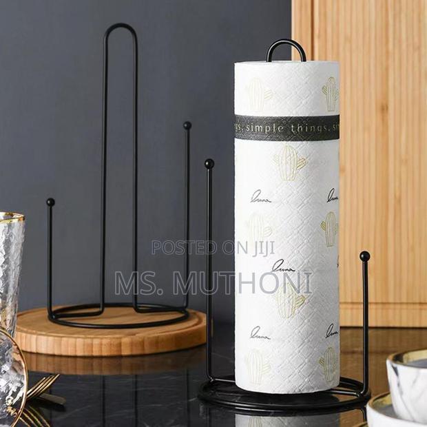 Light Luxury Metallic Paper Towel Holder* - thumbnail 4