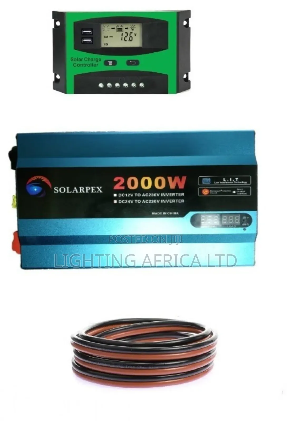 600w Solar+2000w Inverter + 200ah Heavy Duty Battery System