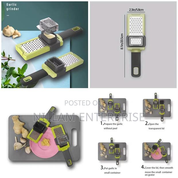 Multifunctional Manual Garlic Crusher Vegetable Cutter - main view