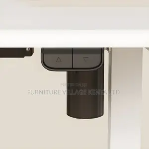Office Desk:120cm Height-Adjustable Worktop With Steel Frame