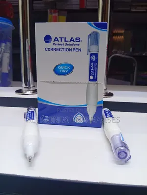 A Packet of Atlas Correction Pen 7ml(Quick Dry)-12 Pieces