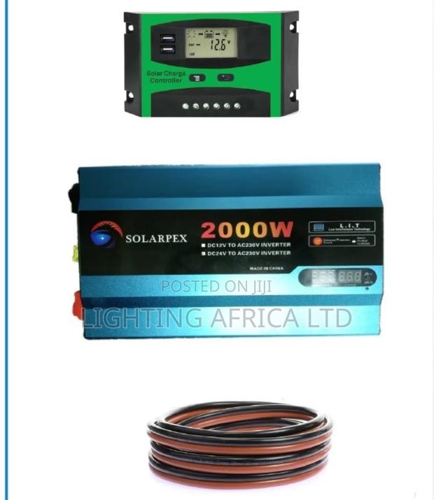 Heavy Duty Battery 200ah/20hr +600w Solar Panel Domestic Kit - thumbnail 3