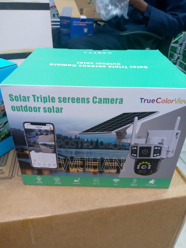 Triple Lenses 4g Solar Camera