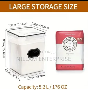 4pcs Bpa Free Airtight Food Storage Containers.