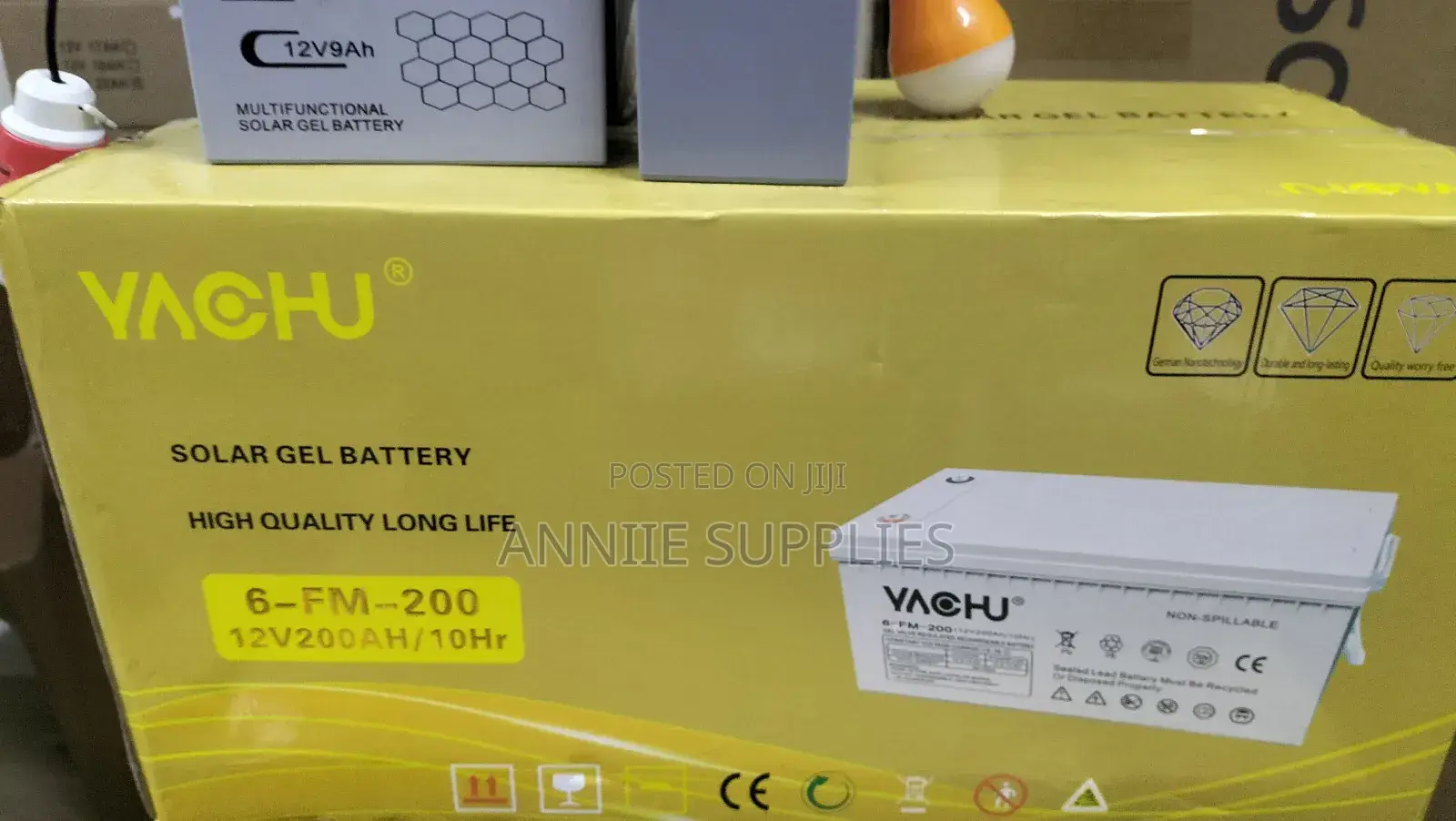 Yachu 200ah Gel Battery