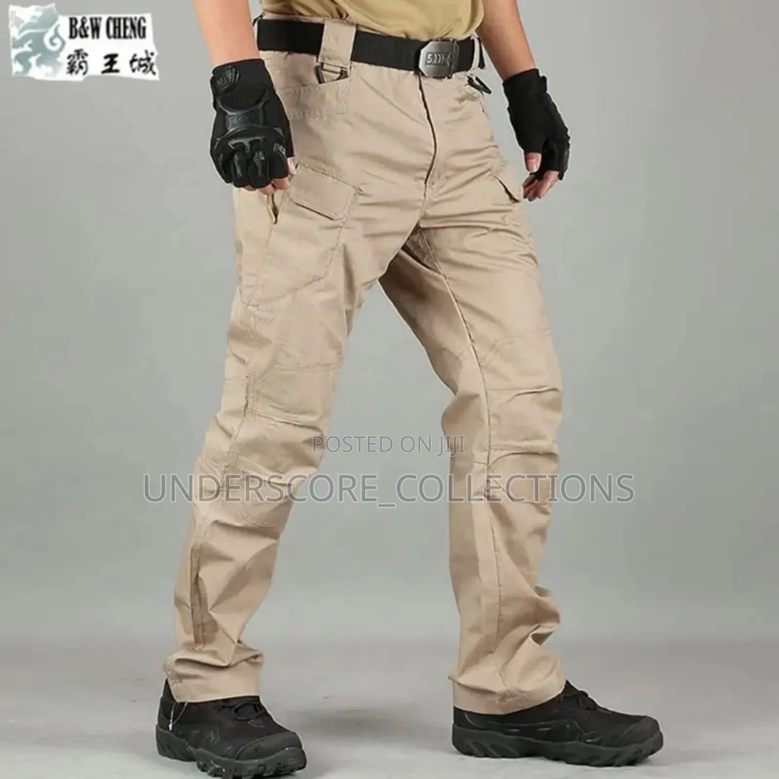 Men Executive Grey Water Resistant Tactical Pants