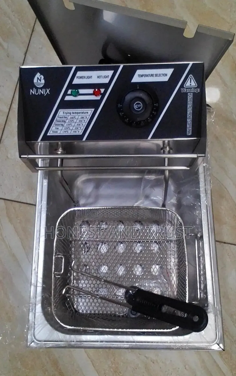 Nunix Single Deep Single Deep Fryer