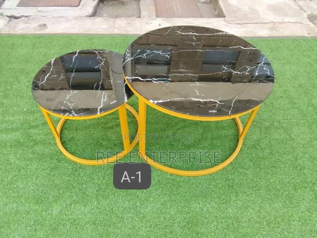 Marble Nesting Coffee Table (Glass Effect)