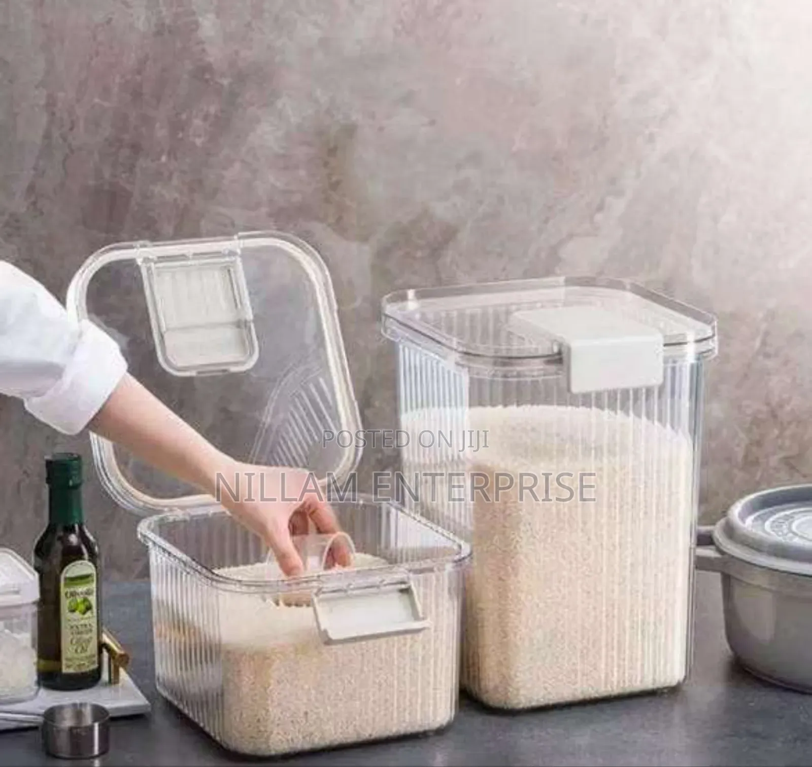 Acrylic Big Size Cereal Container