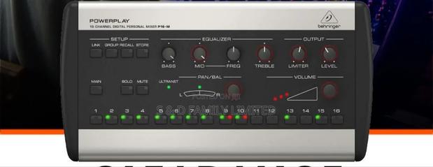 Behringer Powerplay P16-M 16 Channel Digital Personal Mixer