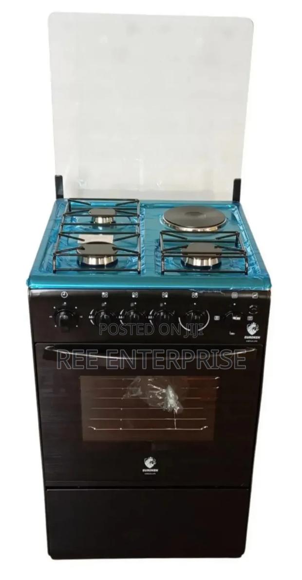 Full Euroken Standing Cooker With Gas Oven Cooker