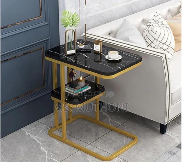 Black /Gold High Quality Side Table* - main view