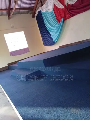 Pulpit Altar Blue Wall to Wall Carpets