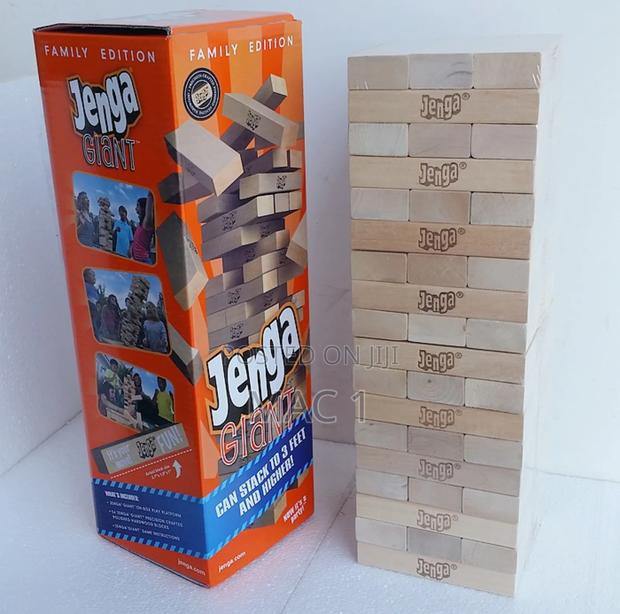 Original Jenga Family Edition Large Size - main view