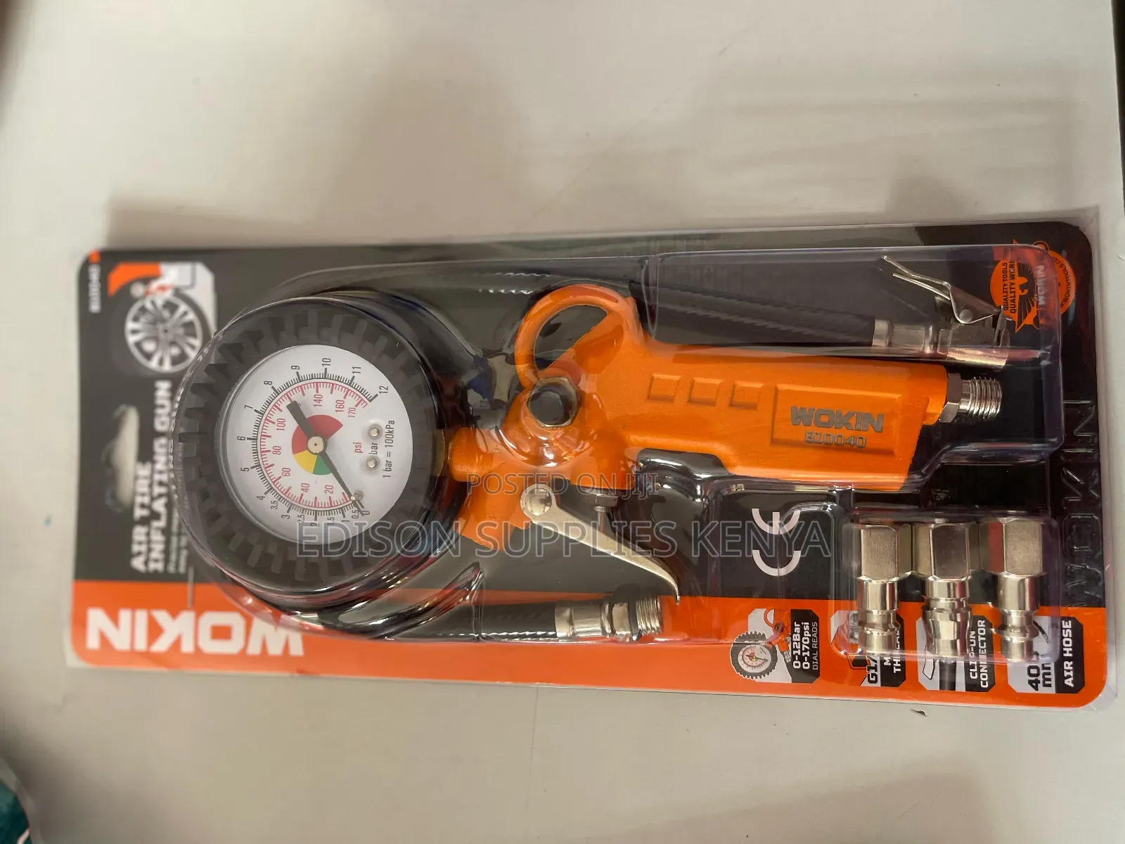 Inflating Guns Wokin Air Tire Inflators + Quick Couplers