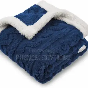 Super Warm Luxury Navy Blue Sharper Fleece