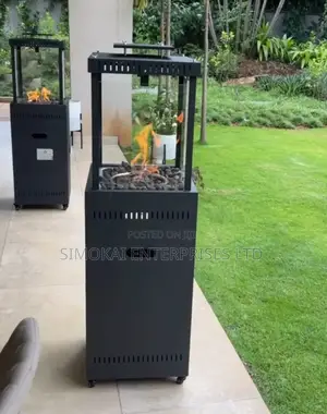 Short Stand Patio Heater - Stone-Style
