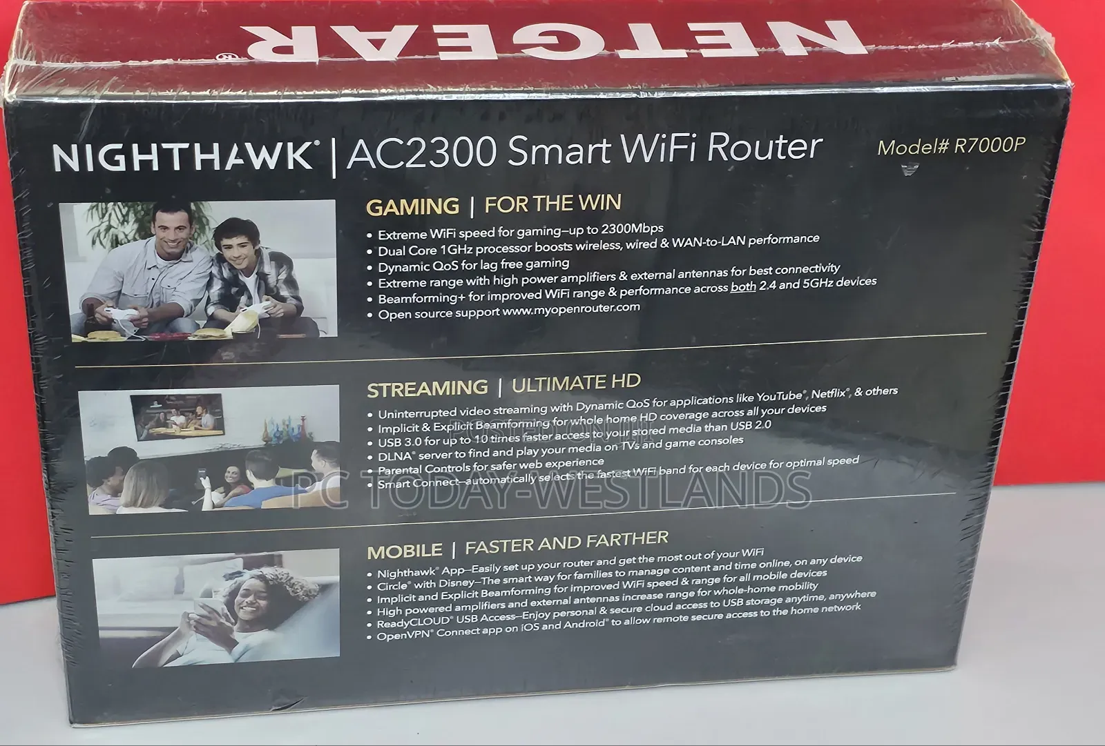 Netgear R7000p Nighthawk Ac2300 Smart Wifi Dual-Band Gigabit