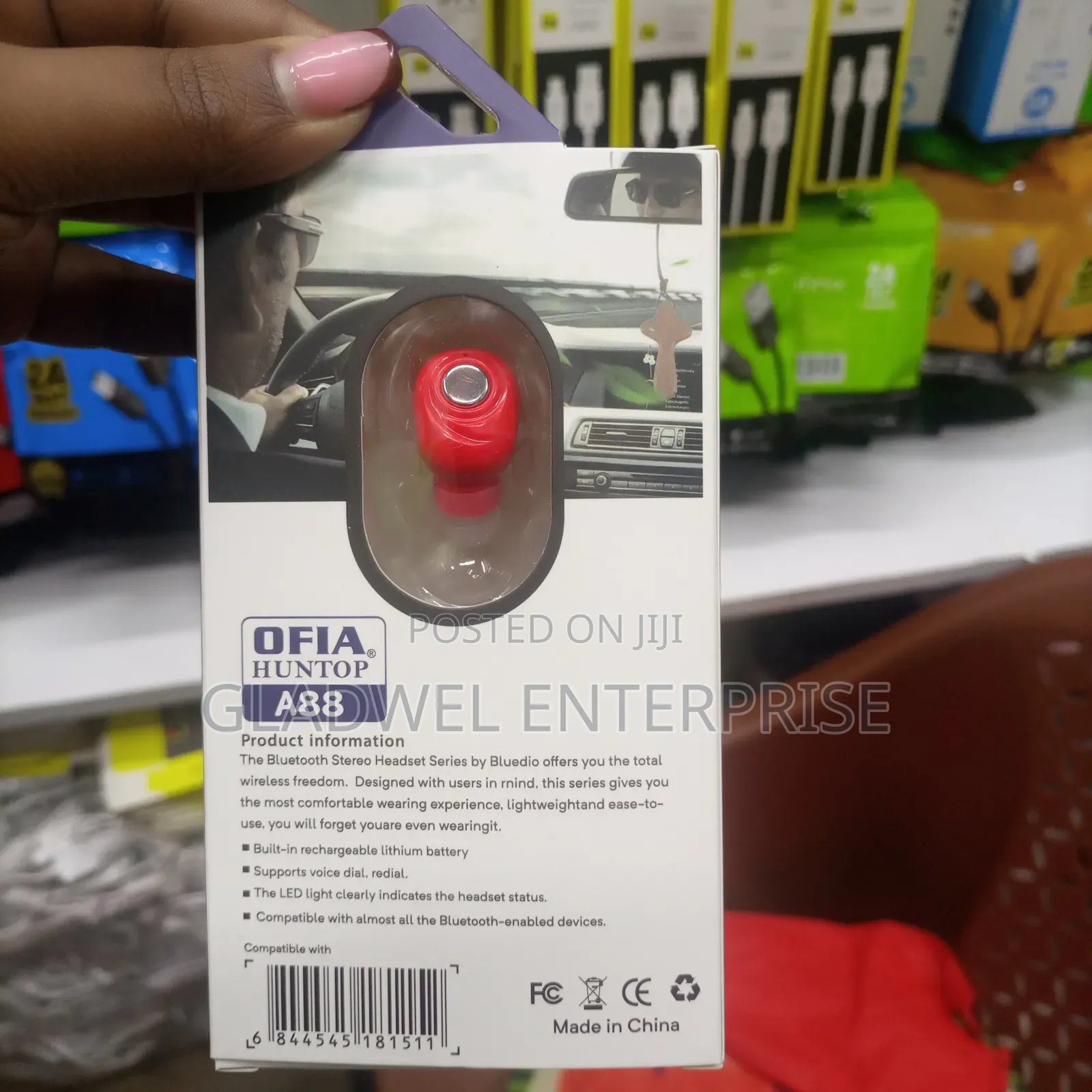 Ofia in Ear Headset /Bluetooth Connectivity