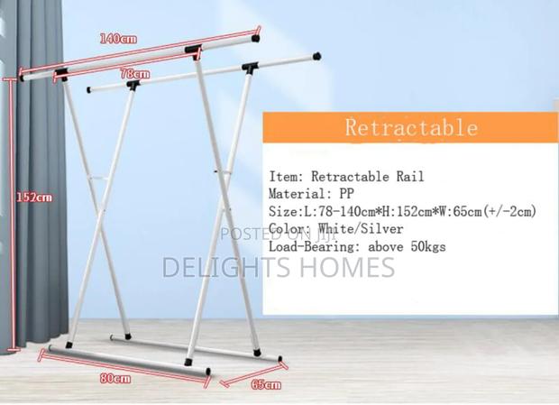 Simple Metal Iron Coat Clothes Rack - thumbnail 5