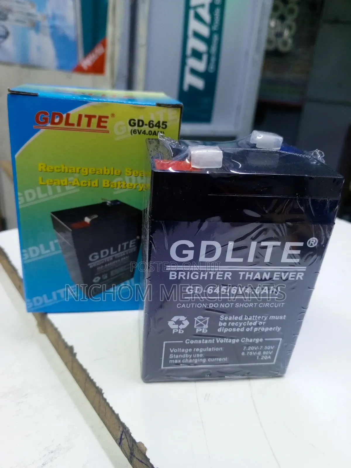 4v Rechargeable Batteries/Scale Battery