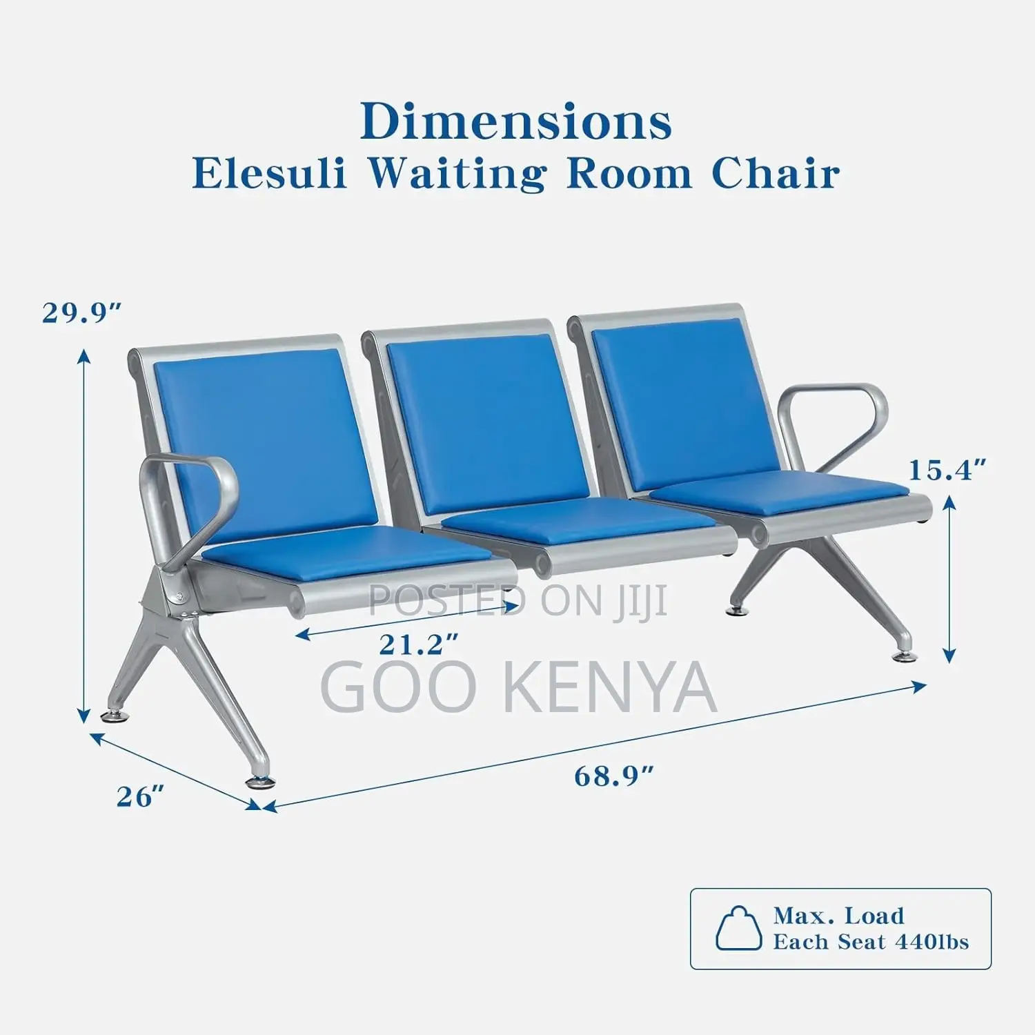 Office Benchs ; 3 Seater Office Reception Bench