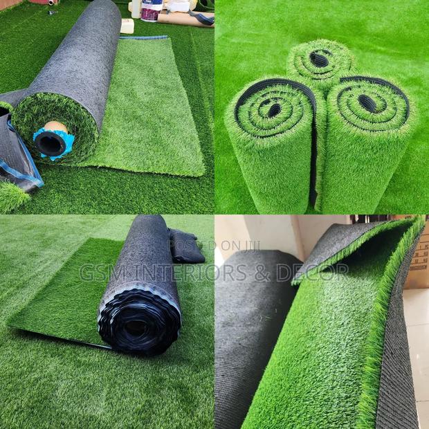 Artificial Green Grass Rolls Green Grass Glass - main view