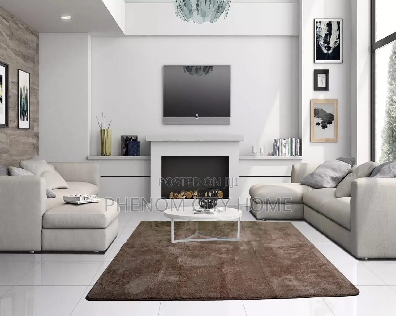 Non-Slip Heavy Soft Absorbent Sitting Room Carpet