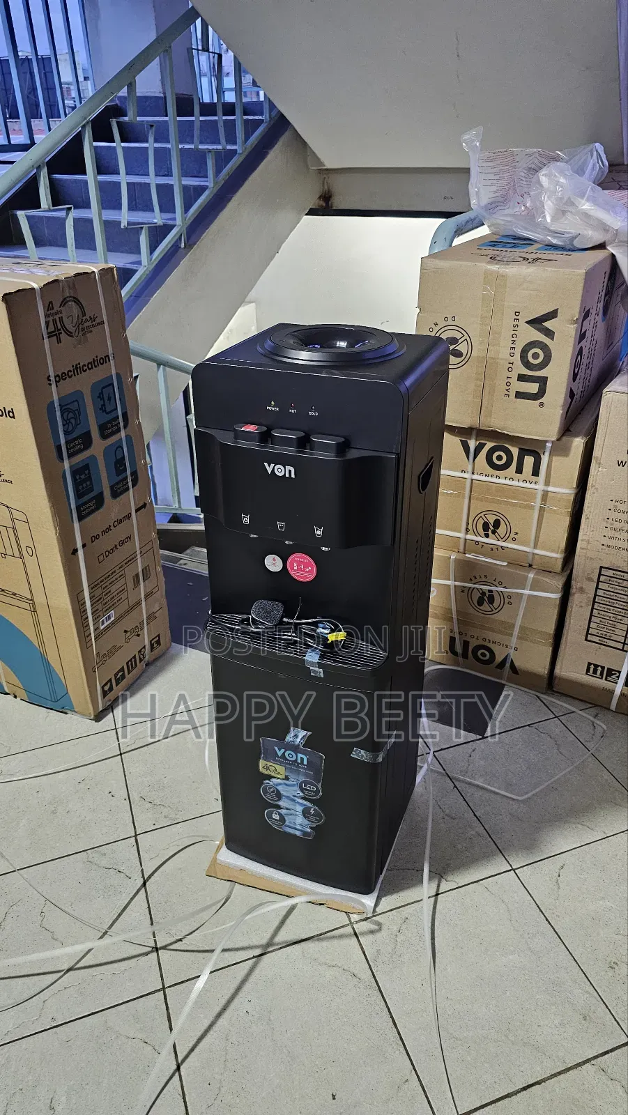 Von Vadl2211k Water Dispenser Electric Cooling With Cabinet