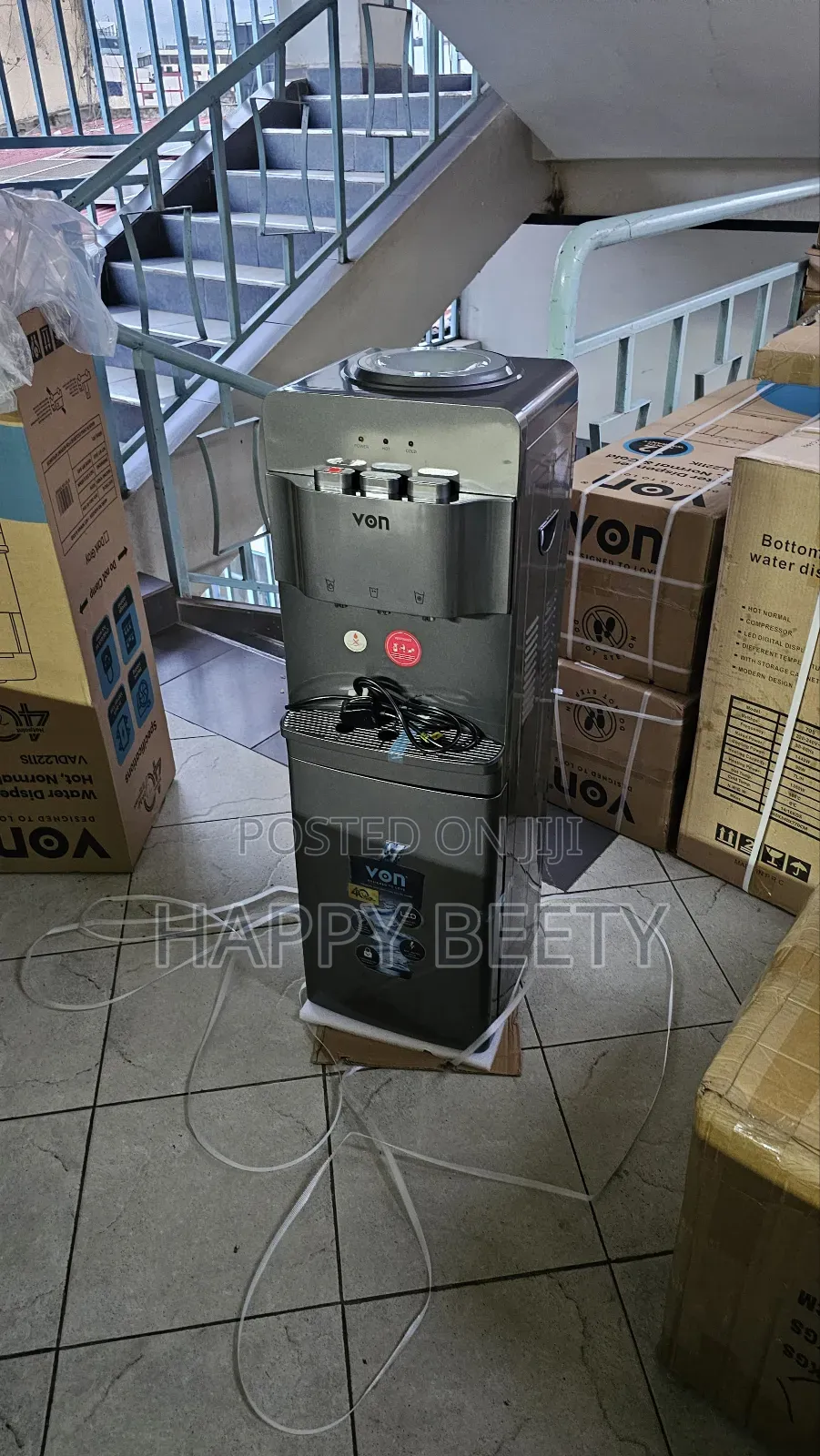 Von Vadl2211s Electric Cooling Water Dispenser - Silver