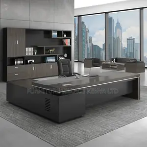 Office Desk:1800mm Modern Office Desk With L-Corner Design