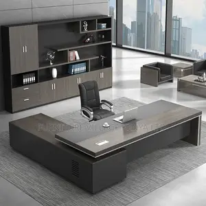 Office Desk:1800mm Modern Office Desk With L-Corner Design