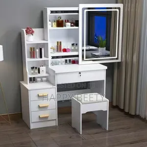 *New Dressing Table With Sliding Mirror and Light*