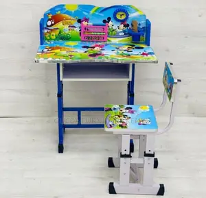 Kid's Furniture: Home Children Set With Mickey Print -Blue