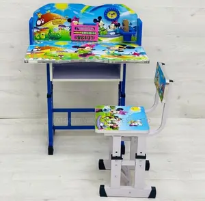 Kid's Furniture:Mickey Mouse Blue Kids' Playroom Desk Set