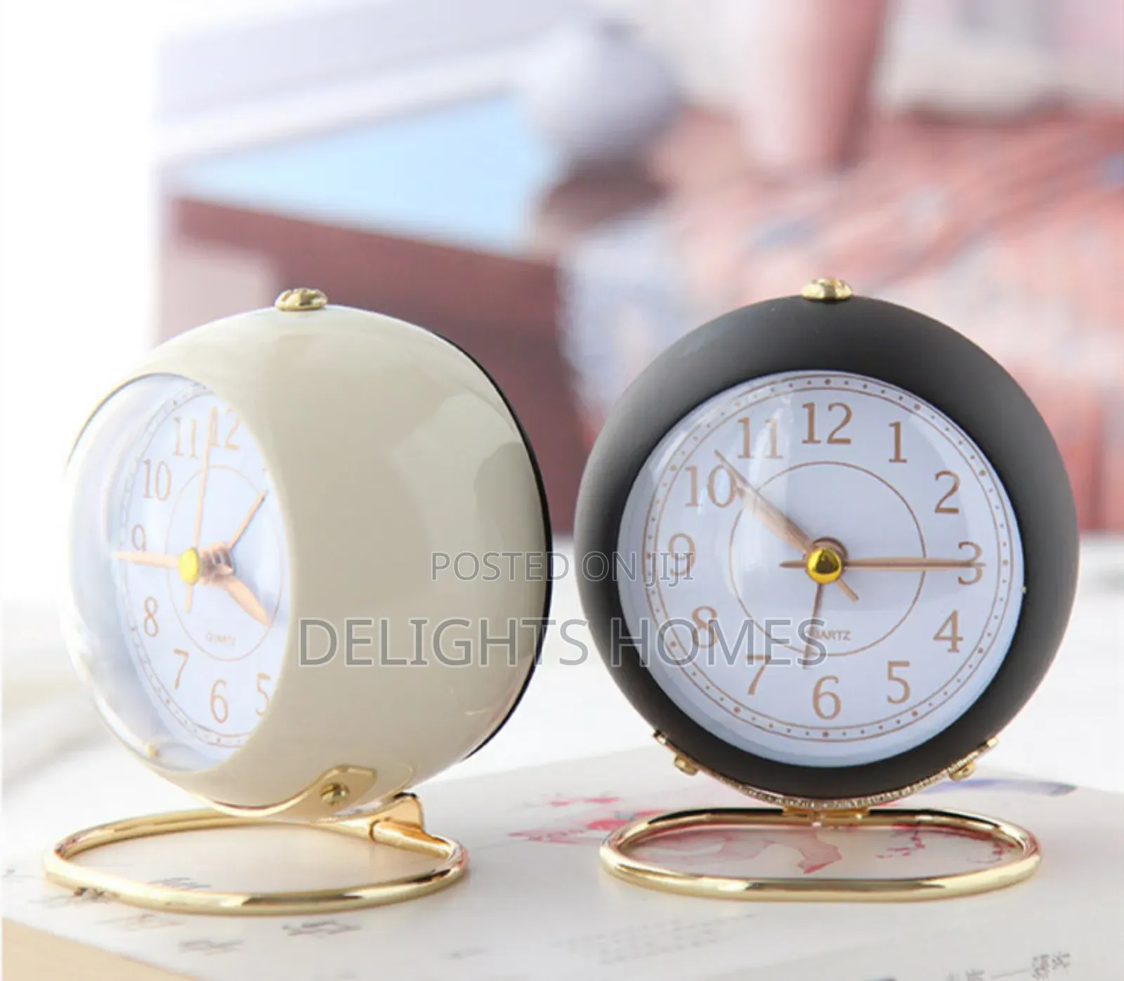 Silent Non Ticking Retro Vintage Alarm
