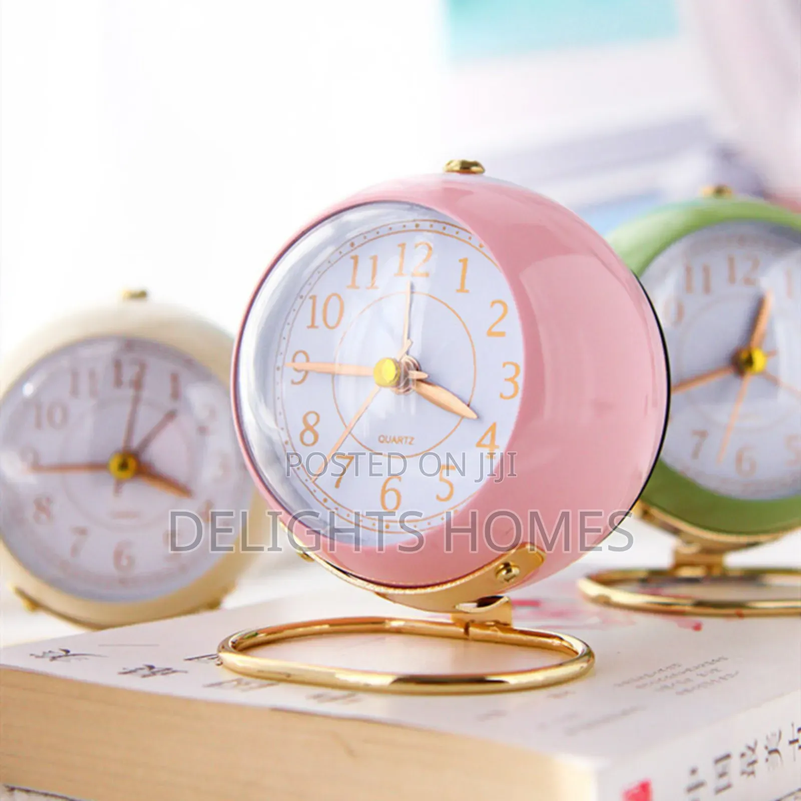 Silent Non Ticking Retro Vintage Alarm