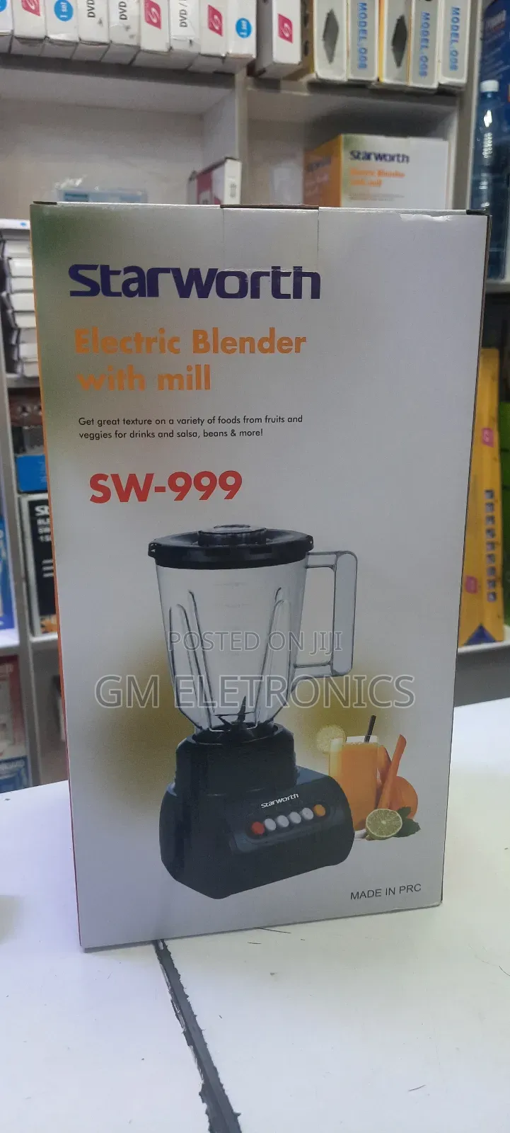 Starworth 2in 1 Blender 1.5l Capacity 500w.
