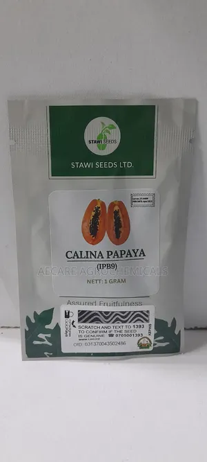 Calina Papaya ( Ipb9) 1gram Stawi Seeds Ltd