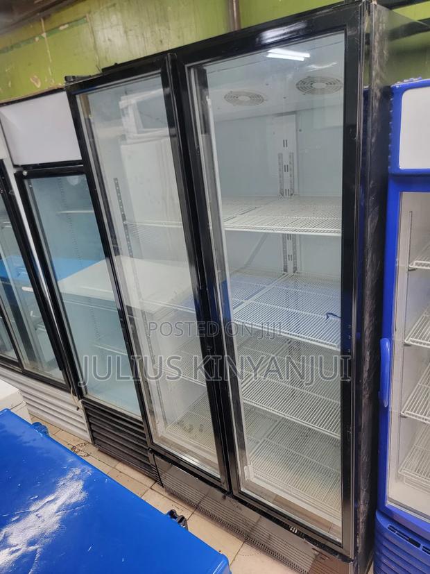 Bottom Mounted Twin Door Display Fridge - thumbnail 2