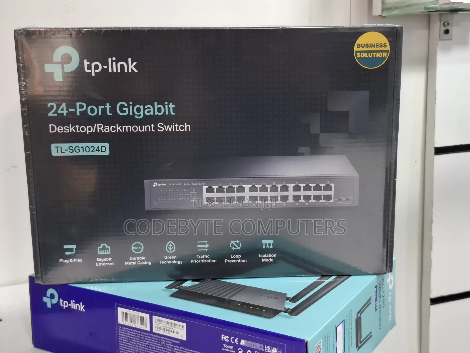 Tp Link Tl-sg1024d 24 Ports Switch