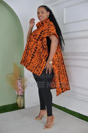 Stylish Ankara Plus Size Cover Up/Top - main view