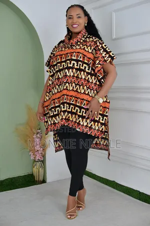 Stylish Ankara Plus Size Cover Up/Top